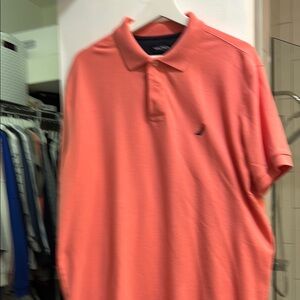 Nautica Men's Coral Polo Shirt